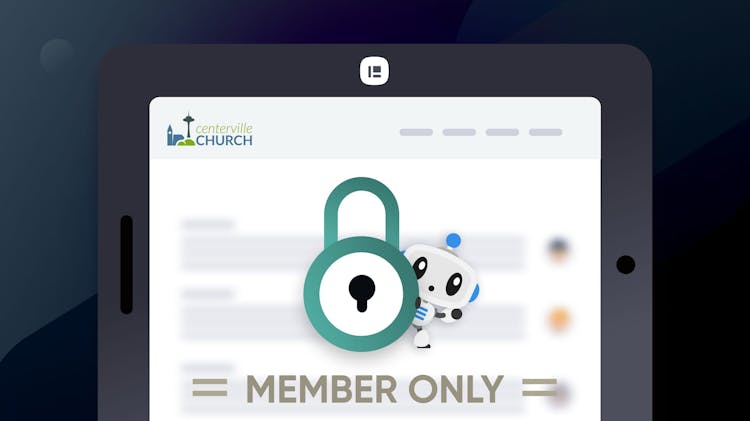 Share Member-Only Content in Church Center