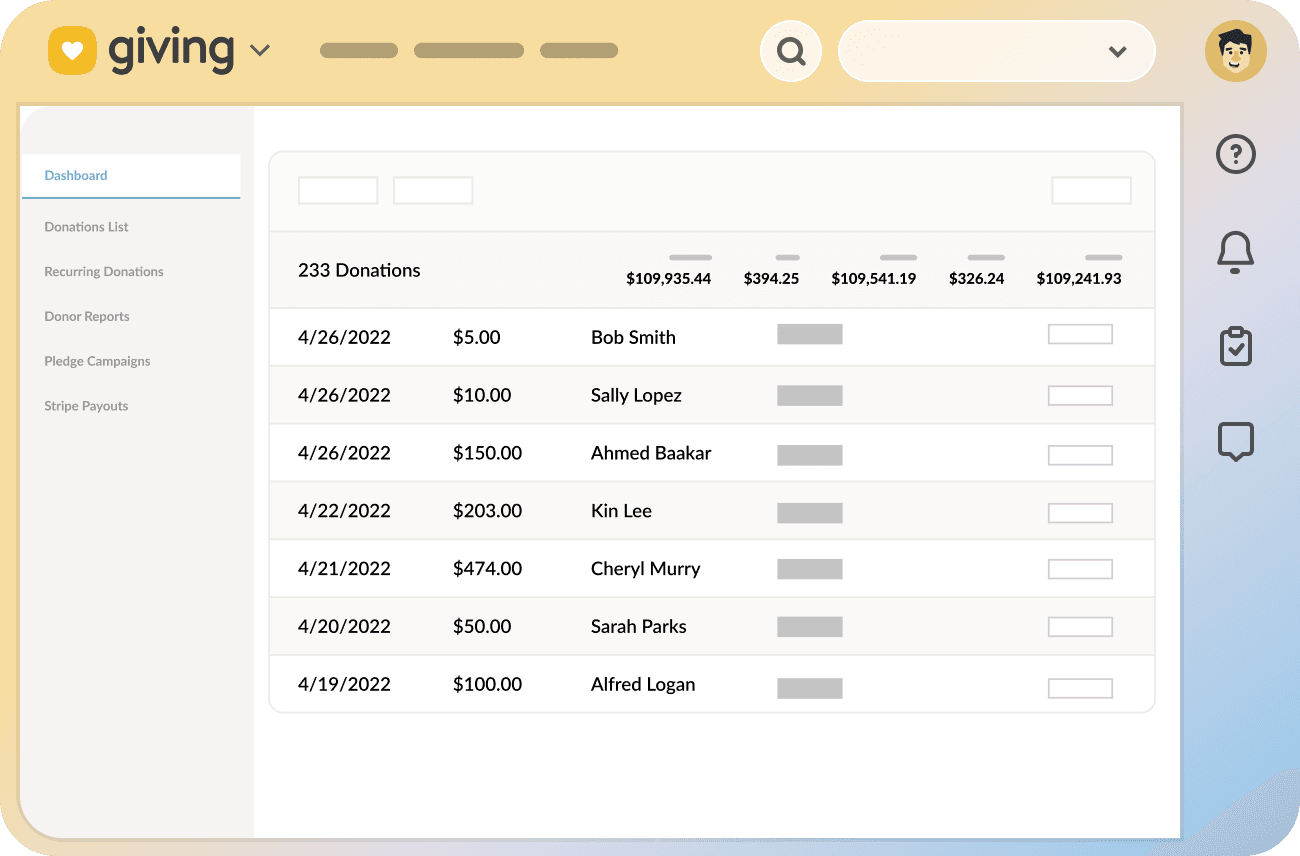 Planning Center Screenshot