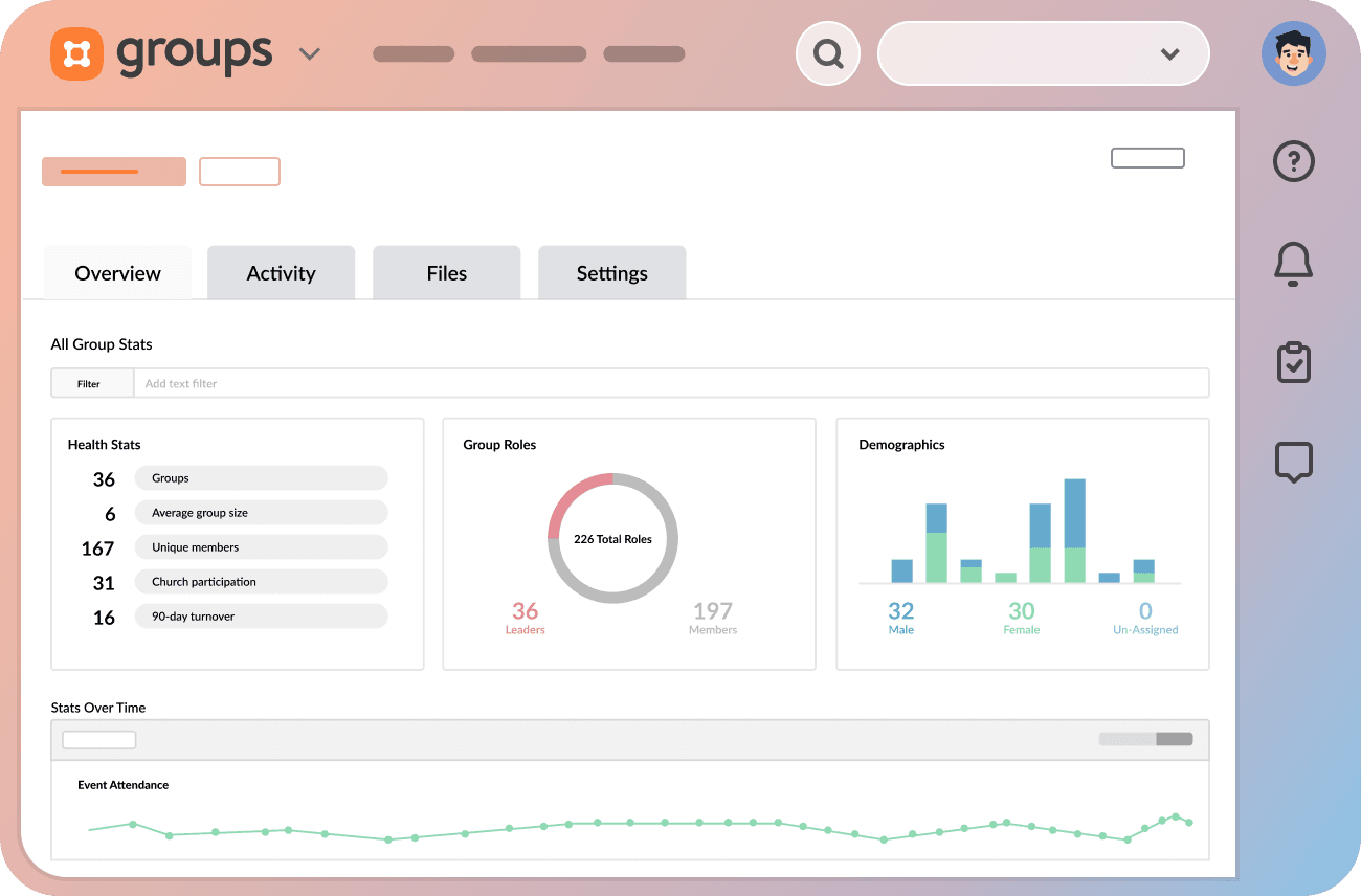 Planning Center Screenshot