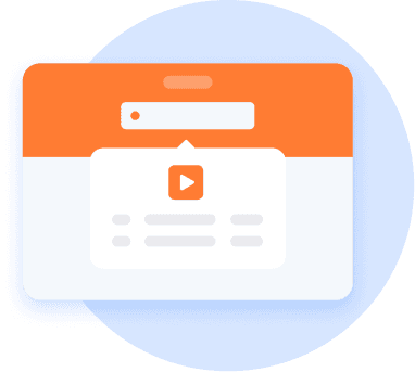 Frame of an application window with multiple suggestion