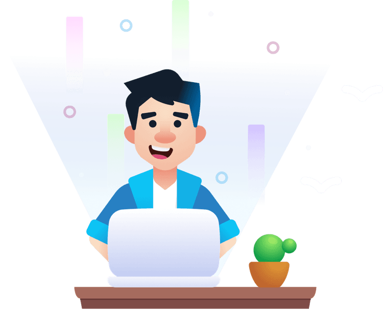 Girl using planning center software